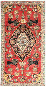  Hamadan Rug 160X310 Persian Wool Red/Beige Carpetvista