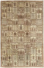 185X285 Täbriz Teppich Orientalischer Beige/Orange (Wolle, Persien/Iran) Carpetvista