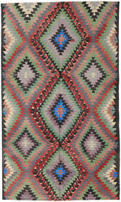 178X304 絨毯 キリム ヴィンテージ トルコ オリエンタル レッド/ダークグレー (ウール, トルコ) Carpetvista