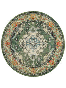  Ø 150 Vintage Medallion Small Leia Rug - Green