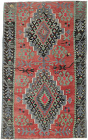 絨毯 キリム トルコ 163X261 レッド/ダークグレー (ウール, トルコ)