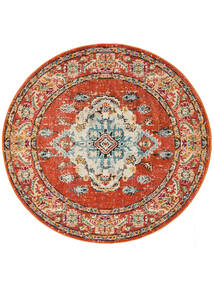   Ø 150 Leia Orange Round Small Rug