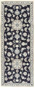 78X200 絨毯 ナイン オリエンタル 廊下 カーペット (ウール, ペルシャ/イラン)