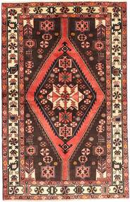  Hamadan Rug 130X210 Persian Wool Red/Brown Small Carpetvista