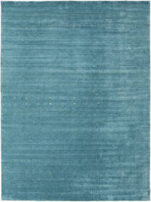 Koberec Loribaf Loom Fine Eta - Modrá 290X390 Modrá Velký (Vlna, Indie)