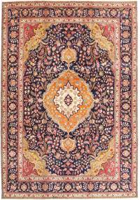  242X343 Täbriz Teppich Rot/Orange Persien/Iran Carpetvista