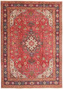 Orientalisk Tabriz Matta 240X335 Röd/Orange Ull, Persien/Iran Carpetvista