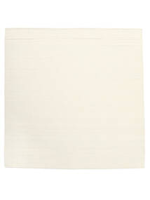 Vista 250X250 Grande Branco Pérola Cor Única Quadrado Tapete Lã