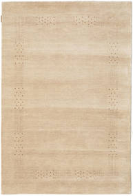 120X180 Loribaf Loom Fine Beta Teppe - Beige Moderne Beige (Ull, India)