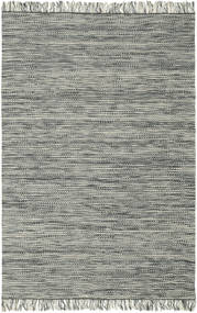  160X230 Plain (Single Colored) Vilma Rug - Dark Grey/Light Grey Wool, 