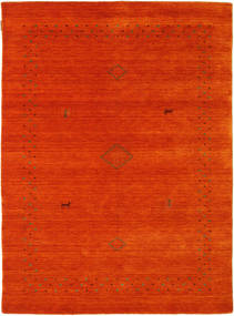 Loribaf Loom Fine Alfa 140X200 Small Orange Plain (Single Colored) Wool Rug