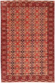 絨毯 ペルシャ トルクメン パティナ 210X316 レッド/茶色 (ウール, ペルシャ/イラン)