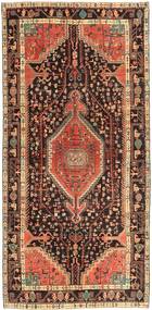 Hamadan Patina Vloerkleed 157X334 Tapijtloper Bruin/Oranje Wol, Perzië/Iran Carpetvista