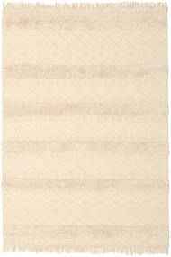  160X230 Kilim Berber Ibiza Tapete - Branco Natural Lã