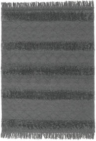 Kelim Berber Ibiza 140X200 Small Dark Grey Wool Rug
