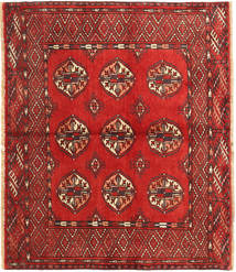 90X107 絨毯 オリエンタル トルクメン (ウール, ペルシャ/イラン) Carpetvista
