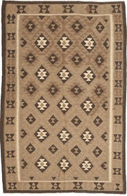 絨毯 ペルシャ キリム 159X245 オレンジ/ベージュ (ウール, ペルシャ/イラン)