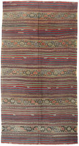 161X305 絨毯 キリム ヴィンテージ トルコ オリエンタル レッド/グレー (ウール, トルコ) Carpetvista