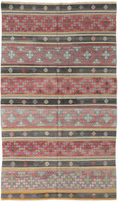 Kilim Vintage Turquia Tapete 175X300 Vintage Lã Cinzento/Vermelho Carpetvista