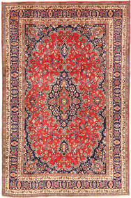 Maschad Teppich 194X295 Rot/Beige Wolle, Persien/Iran Carpetvista