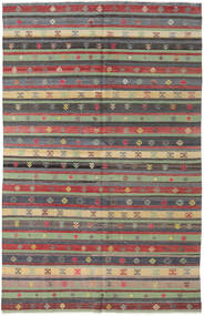  176X278 Kelim Türkei Teppich Grau/Rot Türkei Carpetvista