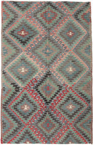  Kelim Vintage Türkei Teppich 166X252 Grau/Dunkelgrau 