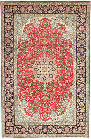 245X367 Najafabad Matta Orientalisk Beige/Röd (Ull, Persien/Iran) Carpetvista
