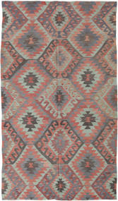  Kilim Turkish Rug 188X330 Wool Red/Grey Carpetvista
