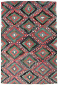 絨毯 オリエンタル キリム トルコ 184X273 グレー/レッド (ウール, トルコ)