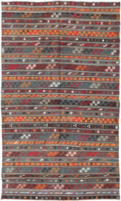 Kilim Turkish Rug 180X303 Grey/Red Wool, Turkey Carpetvista