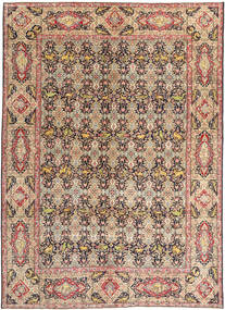 294X397 Tapete Oriental Tabriz Patina Castanho/Bege Grande (Lã, Pérsia/Irão) Carpetvista
