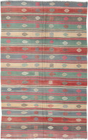 絨毯 キリム トルコ 192X297 レッド/グレー (ウール, トルコ)