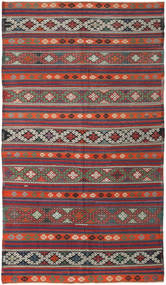 175X313 Koberec Orientální Kelim Vintage Turecko Červená/Tmavě Šedá (Vlna, Turecko) Carpetvista