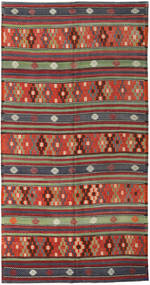 絨毯 キリム トルコ 180X343 レッド/グリーン (ウール, トルコ)