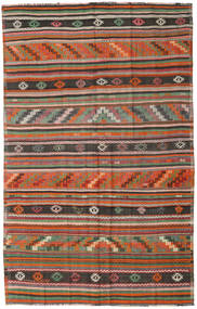  Kilim Turkish Rug 162X225 Wool Carpetvista