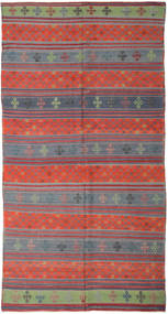 177X336 絨毯 キリム トルコ オリエンタル レッド/グレー (ウール, トルコ) Carpetvista