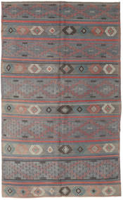  Kilim Turkish Rug 168X285 Wool Grey/Red Carpetvista