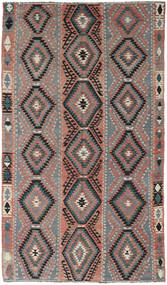 Kilim Turkish Rug 160X267 Red/Grey Wool, Turkey Carpetvista