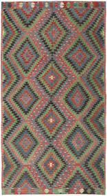 176X326 絨毯 オリエンタル キリム トルコ グレー/レッド (ウール, トルコ) Carpetvista