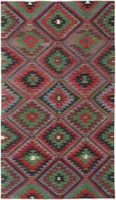 178X306 Tapete Kilim Turquia Oriental Vermelho/Verde (Lã, Turquia) Carpetvista