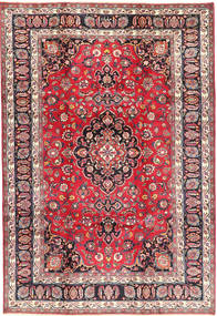 210X305 Alfombra Oriental Mashad Rojo/Rojo Oscuro (Lana, Persia/Irán) Carpetvista