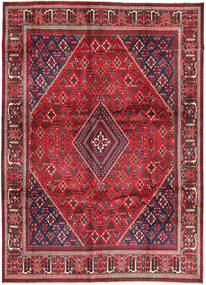 Tapete Persa Joshaghan 274X375 Vermelho/Vermelho Escuro Grande (Lã, Pérsia/Irão)