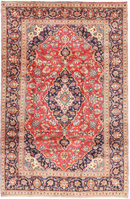  Orientalisk Keshan Matta 200X303 Röd/Beige Ull, Persien/Iran Carpetvista