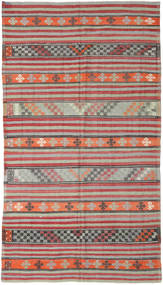 絨毯 オリエンタル キリム トルコ 180X325 レッド/ダークグレー (ウール, トルコ)