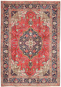 絨毯 ペルシャ タブリーズ 200X290 レッド/ベージュ (ウール, ペルシャ/イラン)