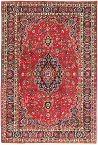 絨毯 マシュハド 196X289 レッド/オレンジ (ウール, ペルシャ/イラン)