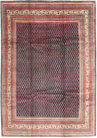 234X333 Alfombra Sarough Mir Oriental Rojo/Gris Oscuro (Lana, Persia/Irán) Carpetvista