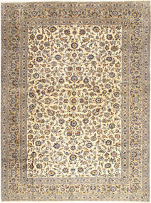 絨毯 カシャン 303X407 ベージュ/茶色 大きな (ウール, ペルシャ/イラン)