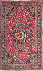 Maschad Teppich 304X490 Rot/Dunkelrot Großer Wolle, Persien/Iran Carpetvista