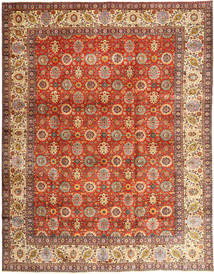  Täbriz Teppich 304X385 Persischer Wollteppich Braun/Beige Groß Carpetvista